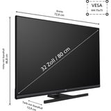 JVC LT-32VF5355W, LED-Fernseher 80 cm (32 Zoll), weiß, FullHD, Tripple Tuner, Smart TV, TiVo Betriebssystem