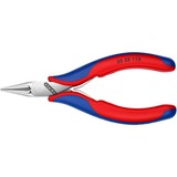 KNIPEX Elektronikzangen-Set 002016, 7-teilig rot/blau