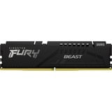 Kingston FURY DIMM 8 GB DDR5-5200  , Arbeitsspeicher schwarz, KF552C40BB-8, FURY Beast, INTEL XMP