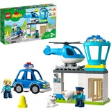 LEGO 10959 DUPLO Polizeistation mit Hubschrauber und Polizeiauto, Konstruktionsspielzeug