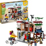 LEGO 31131 Creator 3in1 Nudelladen, Konstruktionsspielzeug Fahrradladen und Spielhalle, Modular Building