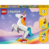 LEGO 31140 Creator 3-in-1 Magisches Einhorn, Konstruktionsspielzeug 