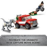 LEGO 76946 Jurassic World Blue & Beta in der Velociraptor-Falle, Konstruktionsspielzeug Spielzeugauto mit 2 Dinosaurier-Figuren für Kinder ab 6 Jahren