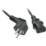 Lindy Netzkabel Schutzkontakt an C13, Stromversorgung schwarz, 2m