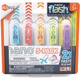 Spin Master HEXBUG Nano 5er-Pack - 4 Nano Plus Bonus Flash Nano, Spielfigur 