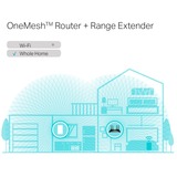 TP-Link RE600X Wi-Fi 6, Repeater weiß, OneMesh, Access Point-Modus