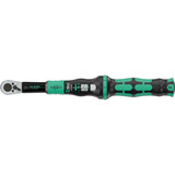 Wera Drehmomentschlüssel mit Umschaltknarre Click-Torque Lock A 6 schwarz/grün, Abtrieb 1/4" Bitaufnahme, 2,5 bis 25Nm
