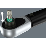 Wera Drehmomentschlüssel mit Umschaltknarre Click-Torque Lock A 6 schwarz/grün, Abtrieb 1/4" Bitaufnahme, 2,5 bis 25Nm