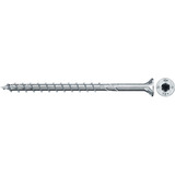 fischer Spanplattenschraube PowerFast II 8,0x140 Senkkopf TX 50 Stück, mit Teilgewinde, verzinkt