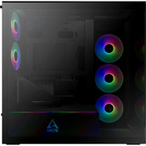 ARCTIC Xtender VG , Tower-Gehäuse schwarz (matt), Tempered Glass x 2 (getönt)