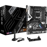 ASRock X670E Pro RS, Mainboard schwarz/silber