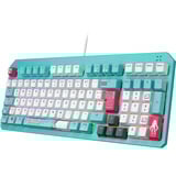 ASUS TUF Gaming K3 Gen II Hatsune Miku Edition, Gaming-Tastatur türkis/mehrfarbig, DE-Layout