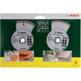 Bosch Heimwerken & Garten Diamanttrennscheiben-Set für Fliesen und Baumaterial, Ø 125mm 2-teilig