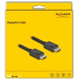 DeLOCK Kabel DisplayPort 2.1 Stecker > DisplayPort Stecker, 16K, 80 Gbps schwarz, 1,8 Meter