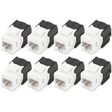 Digitus CAT 6 Keystone Modul, ungeschirmt - 8 Stk., Keystone-Modul 8 Stück, werkzeuglos, ungeschirmt