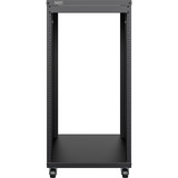 Digitus Universal 19-Zoll Equipment Rack mit Rollen, Rack, Server-Gehäuse schwarz, 21 Höheneinheiten