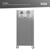 Digitus Universal 19-Zoll Equipment Rack mit Rollen, Rack, Server-Gehäuse schwarz, 21 Höheneinheiten