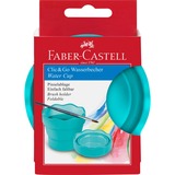 Faber-Castell Wasserbecher Clic&Go türkis, Wasserbehälter türkis