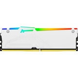 Kingston FURY DIMM 32 GB DDR5-5200 (2x 16 GB) Dual-Kit, Arbeitsspeicher weiß, KF552C40BWAK2-32, FURY Beast RGB, INTEL XMP