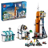 LEGO 60351 City Raumfahrtzentrum, Konstruktionsspielzeug mit 7 Astronauten-Minifiguren
