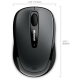 Microsoft Wireless Mobile Mouse 3500 for Business, Maus schwarz, Bulk