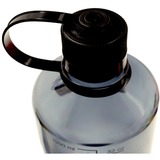 Nalgene Trinkflasche "Narrow Mouth Sustain" 1 Liter, 32oz transparent/grau, Enghalsflasche