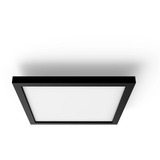 Philips White Ambiance Aurelle quadratische Panelleuchte, LED-Leuchte schwarz, inkl. Dimmschalter