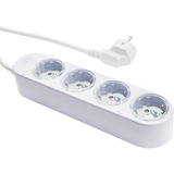 Shelly Steckdosenleiste Power Strip 4 Gen4 weiß, 1,5 Meter Kabel, mit Energiemessung