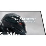 iiyama G-Master GB2441HSU-B1, Gaming-Monitor 60.5 cm (23.8 Zoll), schwarz, FullHD, IPS, HDMI, DP, Free-Sync, USB-Hub, Höhenverstellung, 144Hz Panel