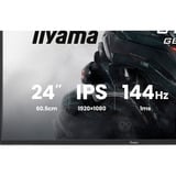 iiyama G-Master GB2441HSU-B1, Gaming-Monitor 60.5 cm (23.8 Zoll), schwarz, FullHD, IPS, HDMI, DP, Free-Sync, USB-Hub, Höhenverstellung, 144Hz Panel