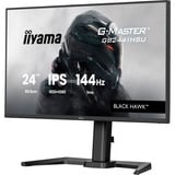 iiyama G-Master GB2441HSU-B1, Gaming-Monitor 60.5 cm (23.8 Zoll), schwarz, FullHD, IPS, HDMI, DP, Free-Sync, USB-Hub, Höhenverstellung, 144Hz Panel