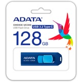ADATA UC300 128 GB, USB-Stick dunkelblau/hellblau, USB-C 3.2 Gen 1