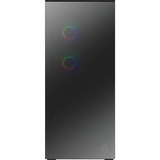 ARCTIC Xtender Mirrow Black Design, Tower-Gehäuse schwarz, Tempered Glass x 2 (verspiegelt)