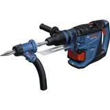 Bosch Professional Staubabsaugung GDE max Professional, Staubsauger-Aufsatz blau, mit Adapter für Stockerplatten