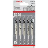 Bosch Stichsägeblatt T 101 B Clean for Wood, 100mm 5 Stück