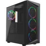 Cooler Master CMP 510 ARGB , Tower-Gehäuse schwarz, Tempered Glass