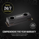Corsair MP700 PRO SE Hydro X 4 TB, SSD schwarz, PCIe 5.0 x4 | NVMe 2.0 | M.2 2280, mit Wasserkühlungs-Block