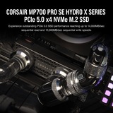 Corsair MP700 PRO SE Hydro X 4 TB, SSD schwarz, PCIe 5.0 x4 | NVMe 2.0 | M.2 2280, mit Wasserkühlungs-Block