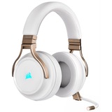 Corsair Virtuoso RGB Wireless HiFi, Gaming-Headset weiß/gold