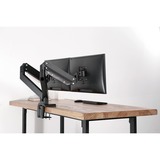 Digitus Universal Dual Monitorhalter, Monitorhalterung schwarz