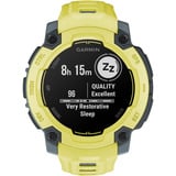Garmin Instinct E, Smartwatch limette/limette, 45 mm, Twilight/Electric Lime, Silikon-Armband