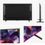 Hisense 65E7S PRO Hi-QLED-Fernseher 164 cm (65 Zoll), schwarz/dunkelgrau, UltraHD/4K, Free-Sync-Premium, 144Hz Panel