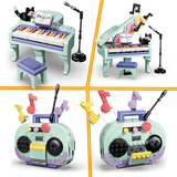 LEGO 31392 Creator 3-in-1 Deko-Klavier mit Katze, Konstruktionsspielzeug 