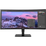 LG 35BN77CP-B, Gaming-Monitor 88.9 cm (35 Zoll), schwarz, UWQHD, VA, Curved, HDMI, DisplayPort, USB-C, Free-Sync, 100Hz Panel