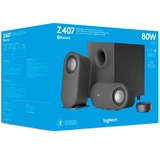 Logitech Z407, PC-Lautsprecher schwarz, Bluetooth