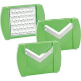 Nicer Dicer Speed Light Messereinsätze, 3-teilig hellgrau, für Nicer Dicer Speed Light Gemüsehobel