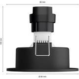 Philips HUE White & Color Ambiance Centura Einbauspot, LED-Leuchte silber, rund
