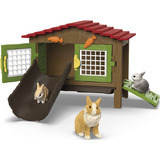 Schleich Farm World Kaninchenstall, Spielfigur 