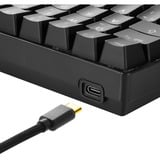 Sharkoon SKILLER SGK50 S4, Gaming-Tastatur schwarz, US-Layout, Kailh Red