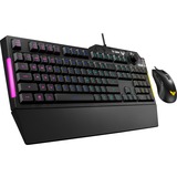 ASUS TUF Gaming Combo K1&M3, Desktop-Set schwarz, DE-Layout, Membran